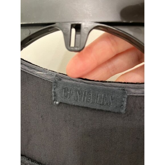 CP Shades Black Velvet Tunic Top Blouse MEDIUM Rayon Silk - Picture 4 of 7